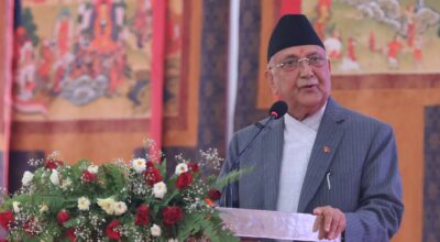 ओलीले लुम्बिनी पुगेर भने– हामीले कुरा गरेपछि भारत र पाकिस्तानबीच हात हालाहालको स्थिति रोकियो