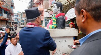 प्रचण्डको जनयुद्ध पहिले पत्रकार मारे, अहिले सालिकमा आँशु झारे