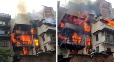 मखनमा दुईवटा घरमा लागेको आगो निभाइयो, एक महिलाले गुमाइन् ज्यान