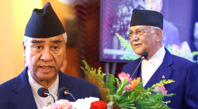 प्रचण्डले जस्तै ओलीले पनि बीचमै गठबन्धन छाड्न सक्ने, देउवाले गरे संकेत
