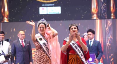 बुटवलकी रक्षा पन्तले जितिन् ‘मिसेस वर्ल्ड’ को उपाधि