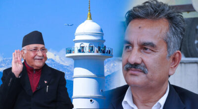 ओलीमाथि सुरेन्द्र पाण्डेको कटाक्ष, धराहरा मैले बनाएको भन्नेले भदौ २३ को जिम्मेवारी लिनुपर्दैन ?