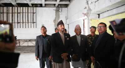 कांग्रेस मुख्यालय पुगेर दुई मन्त्रीले भने– फागुनमा निर्वाचन गर्नुको विकल्प छैन