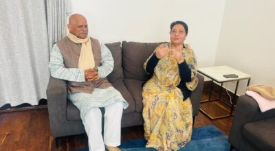 दुई पूर्वराष्ट्रपति यादव र भण्डारीबीच भेटवार्ता