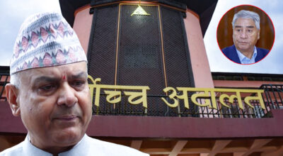 प्रतिनिधिसभा विघटनविरु ४ कांग्रेसको रिटमा सर्वोच्चद्वारा कारण देखाऊ आदेश जारी