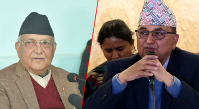 ईश्वर पोखरेल अघिअघि, केपी ओली पछिपछि