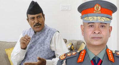 सशस्त्र प्रहरी प्रमुख अर्याल जाँचबुझ आयोगको कठघरामा, बयान दिँदै