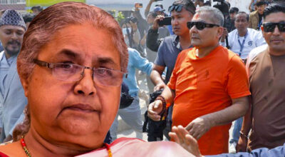 सडक आन्दोलन छाडेर सिंहदरबार पस्दै दुर्गा प्रसाई