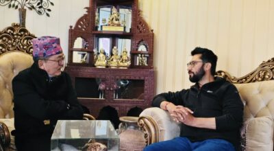 रवि भेट्न पुगे राजेन्द्र लिङ्देन