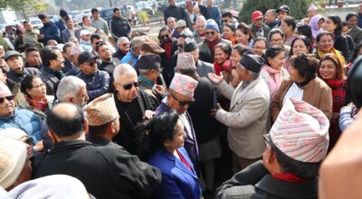 पार्टी आधिकारिकताको माग गर्दै देउवा पक्ष पनि पुग्यो निर्वाचन आयोग