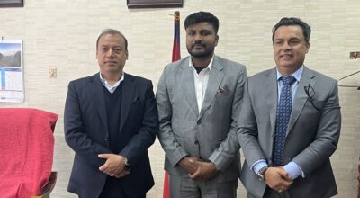 एनआरएनएका दुवै अध्यक्षले भेटे मन्त्री गुप्ता, अनाहक विवादमा परेकोमा दुःखी