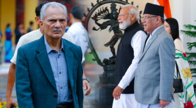 बाबुराम फर्किएलगत्तै प्रचण्ड भारत जाँदै