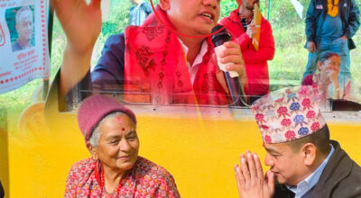 नुवाकोट–१ मा एमाले उम्मेदवार बद्री मैनालीको भाषणले उब्जायो प्रश्न