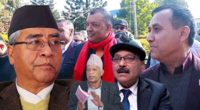 वरिष्ठ कानुन व्यवसायी सबै गगन–विश्वको पक्षमा, देउवा पक्षलाई टेन्सन