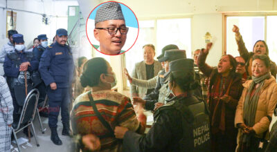 समानुपातिक सूचीलाई लिएर राप्रपा पार्टी कार्यालयमा बबन्डर