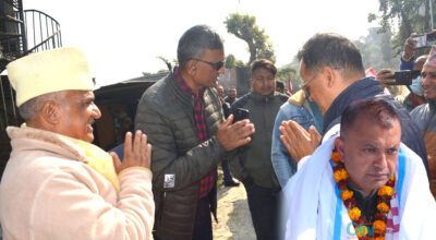 आफू ‘न्युट्रल मान्छे’ भन्दै पूर्वडिआइजी रमेश खरेलले कांग्रेस उम्मेदवारलाई माग्न थाले भोट