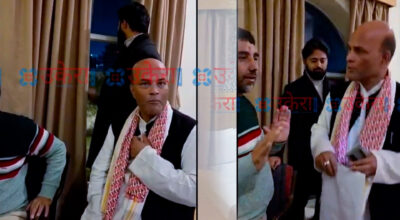 अमरेशले यसरी धम्क्याएर दागी नेतालाई लगेका थिए रास्वपाको टिकट