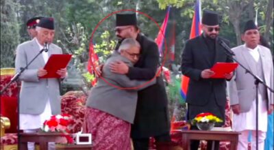 प्रधानमन्त्री बालेन्द्रले लिए पद तथा गाेपनीयताकाे शपथ