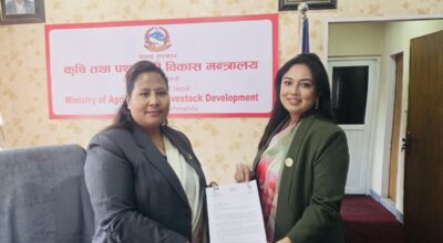 माननीय खुशबु ओलीद्वारा झापा गाउँपालिकालाई प्राकृतिक संकटग्रस्त क्षेत्र घोषणा गर्न माग