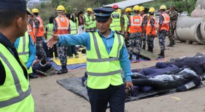 त्रिभुवन अन्तर्राष्ट्रिय विमानस्थलमा पूर्णस्तरको आपतकालीन अभ्यास सम्पन्न