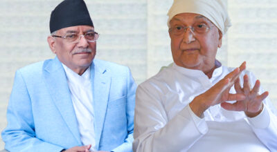 एमाले र नेकपाबीच एकताको चर्चा, ओलीलाई भेट्न अस्पताल पुगे प्रचण्ड