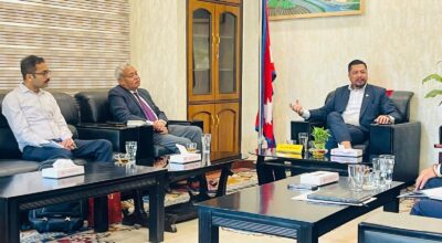 चीन र भारतका राजदूतसँग ऊर्जा सहकार्यबारे छलफल, क्षेत्रीय ऊर्जा चुनौती समाधानमा जोड