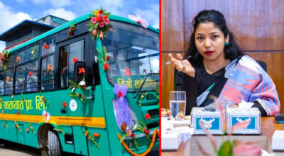 राति ८ देखि ११ बजेसम्म काठमाडौंमा बस चलाउने सुनिता डंगोलको घोषणा