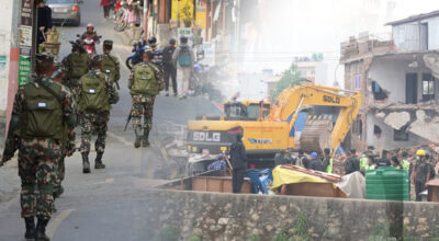 जेनजी आन्दोलनमा बाहिर निस्किएको सेना अझै सडकमै, सुकुमवासी बस्ती खाली गर्दा पहरा