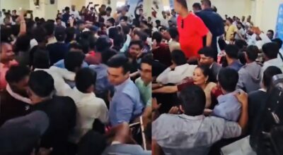 राष्ट्रिय स्वतन्त्र पार्टीको बारा बैठकबाटै लखेटिए सांसदहरू प्रहरीले गर्यो उद्धार