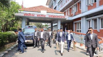 नेपाल सरकार द्वारा जारी सरसफाइ सप्ताह संघीय संसद सचिवालयमा सभामुखको सहभागिता