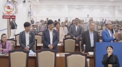 १५ मिनेटको स्थगन एक घण्टा नाघ्यो, अझै चलेन संसद