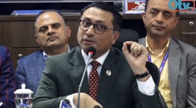 बजेट महत्त्वाकांक्षी होइन, जीडीपीको २८.५ प्रतिशत मात्र : अर्थमन्त्री वाग्लेको दाबी