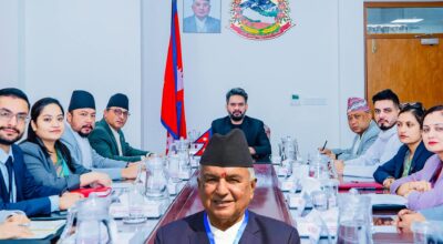 राष्ट्रपतिको सम्बोधन स्वीकृत गर्ने सरकारको निर्णय
