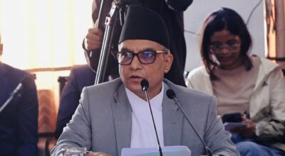प्रधानन्यायाधीश डा. मनोजकुमार शर्माको शपथग्रहण आजै साँझ ६ बजेर १०मिनेटका लागि तय