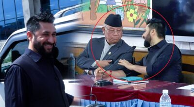 संसद खुलाउन रवि लामछाने र प्रतिपक्षी दलका नेताहरू छलफलमा