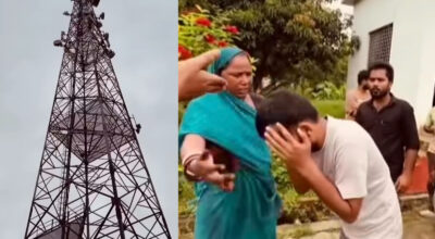 नेपाल टेलिकमको टावरमा चढेका युवक सुरक्षित रूपमा ओर्लिए