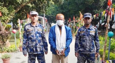 लोड भएको पेस्तोल ,गोली नगद र ट्याब्लेटसहित रौतहटमा एकजना पक्राउ