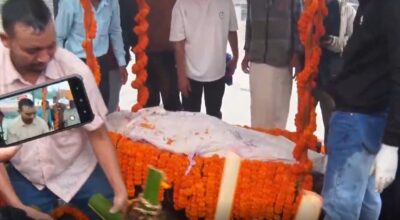 शव बुझे परिवार, पशुपति आर्यघाटमा गरियो गणेश नेपालीको अन्त्येष्टि