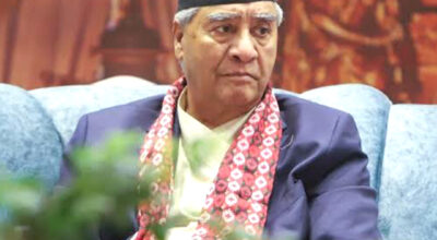हङकङमा बाथरुममा लडेर शेरबहादुर देउवाको दायाँ हात भाँचियो