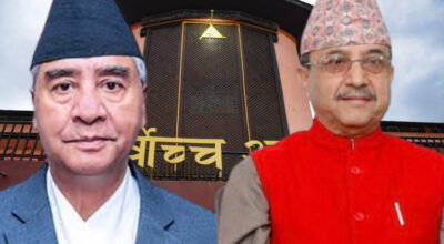 १५औँ महाधिवेशन रोक्न माग गर्दै देउवा–खड्का सर्वोच्चमा
