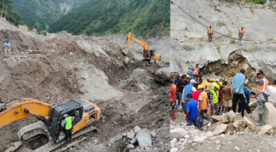 त्रिशूली थ्री बीको सुरुङमा उद्धार प्रयास तीव्र