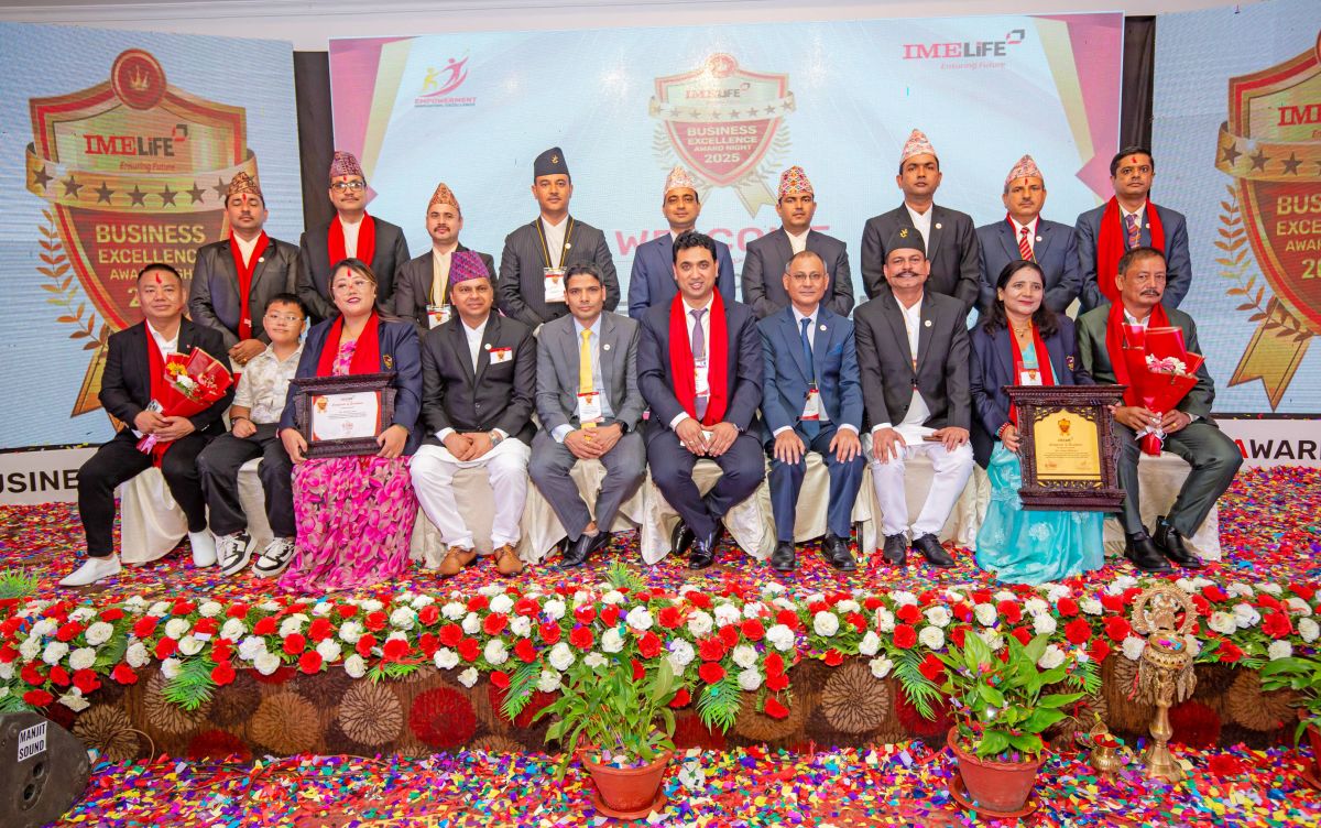 आईएमई लाइफको ‘बिजनेश एक्सिलेन्स अवार्ड नाइट–२०२६’ सम्पन्न, उत्कृष्ट अभिकर्ता सम्मानित
