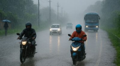 देशभर बदली, धेरै स्थानमा वर्षा र केही क्षेत्रमा भारी वर्षाको सम्भावना