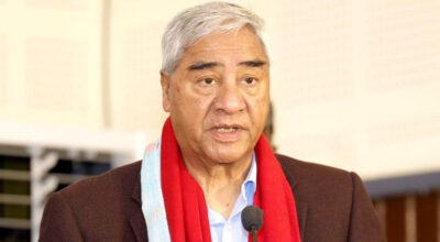 देउवा साउन २८ गते स्वदेश फर्किँदै, विमानस्थलमै स्वागत कार्यक्रम