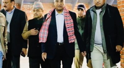 शेरबहादुर देउवा नेपाल फर्किए