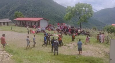 जाजरकोटको रिसाङमा पहिरो : ८ घाइतेको उद्धार, ४ जनाको शव निकालियो