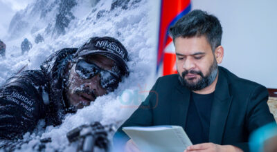 ‘हिमालले शरीर रोक्यो, इतिहास होइन’ : निर्मल पुर्जाप्रति प्रधानमन्त्री बालेनको भावुक श्रद्धाञ्जली