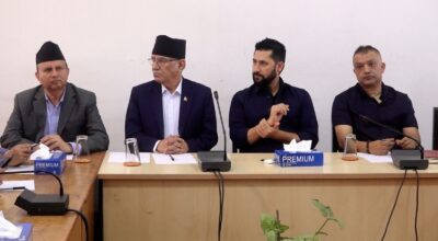विपद्को सामना गर्न एकजुट हुने सर्वदलीय निर्णय