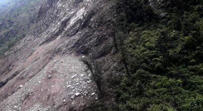 छेकम्पारमा पहिरोले बुढीगण्डकी थुनियो, सतर्कता अपनाउन आग्रह