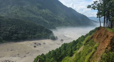 बाढीले बगायो त्रिशूलीको माछा अनुसन्धान केन्द्र
